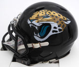 Travis Etienne Autographed Jaguars Black Speed Mini Helmet (Smudged) JSA AR44764