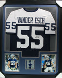 LEIGHTON VANDER ESCH (Cowboys thb TOWER) Signed Autographed Framed Jersey JSA