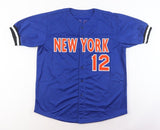 Roberto Alomar Signed New York Mets Jersey (JSA COA) 12xAll Star 2nd Baseman