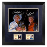 Michael J. Fox Chris Lloyd Autographed Back to the Future 11x14 Framed Photo