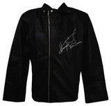 Henry Winkler Signed T-Bird Black Greaser Costume Jacket w/Fonz - (SCHWARTZ COA)