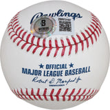 Jim Thome Autographed/Signed Cleveland Indians OML Baseball 612 HR Beckett 50924