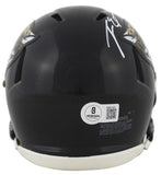 Jaguars Travis Etienne Jr. Authentic Signed Speed Mini Helmet W/ Case BAS