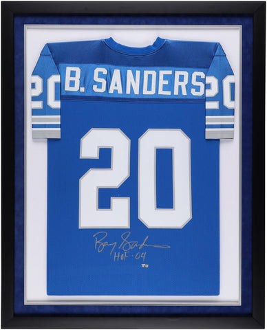 Autographed Barry Sanders Lions Jersey