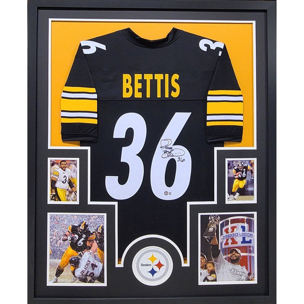 Jerome Bettis Autographed Signed Framed Pittsburgh Steelers Jersey BECKETT