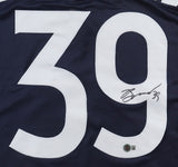 Mackenzie Blackwood Signed Colorado Avalanche Rockies Throwback Jersey (Beckett)