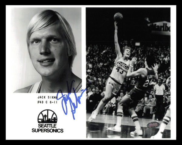 Jack Sikma Autographed Signed 8x10 Photo Seattle Supersonics MCS Holo #87445
