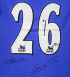 Lampard, Drogba & Terry Signed Chelsea Home Soccer Jersey #26 with Beckett COA