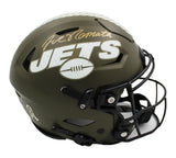 Joe Namath Signed New York Jets Speed Flex STS Authentic NFL Helmet