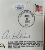 Al Kaline Signed Hall Of Fame HOF Gateway Stamp Cachet Detroit Tigers JSA COA