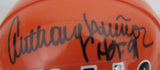 Anthony Munoz HOF Signed/Inscribed Bengals Mini Football Helmet JSA 213120