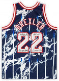 FRMD Clyde Drexler Rockets Signed Mitchell & Ness 1996-97 Jersey w/Insc-15/LE 15