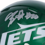 Breece Hall New York Jets Autographed Riddell 2023 Alternate Speed Mini Helmet