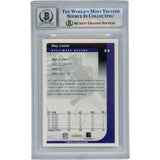 Ray Lewis Autographed/Signed 2002 Score #24 Slabbed Trading Card Beckett 50029