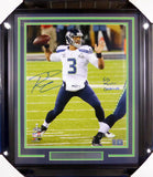 RUSSELL WILSON AUTOGRAPHED SIGNED FRAMED 16X20 PHOTO SEAHAWKS CHAMPS RW 126669