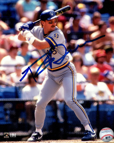 Brewers Outfielder ROB DEER Signed 8x10 Action Photo #7 AUTO