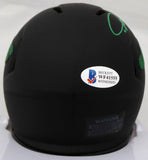 LADAINIAN TOMLINSON AUTOGRAPHED JETS ECLIPSE MINI HELMET "HOF 17" BECKETT 185790