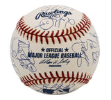 2001 Atlanta Braves Team Signed Baseball Maddux Chipper Glavine 31 Sigs JSA