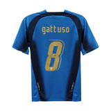 Gennaro Gattuso Signed Italy FC Home Soccer Jersey #8 with Beckett COA
