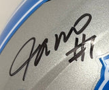 Jameson Williams Signed Detroit Lions Full Size Speed Replica Helmet BAS ITP