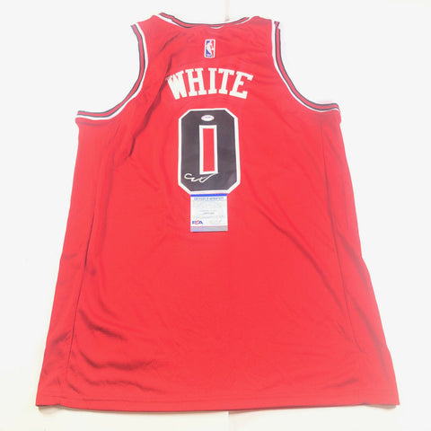 Coby White Signed Jersey PSA/DNA Chicago Bulls Autographed
