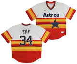 Astros Nolan Ryan Authentic Signed Rainbow Nike CC Jersey Autographed BAS
