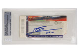 Lionel Messi Signed First & Final El Clasico with Ronaldo Match Tickets - BGS