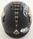 Mike Alstott Signed Purdue Boiler Maker Speed Mini Helmet (Beckett) Buccaneer FB