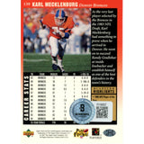 Karl Mecklenburg Autographed 1997 Upper Deck #139 Trading Card Beckett 59202