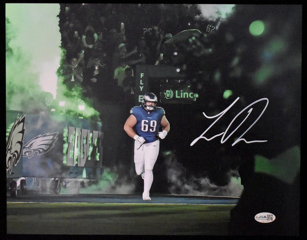Landon Dickerson Signed/Autographed 11x14 Photo Eagles SB LIX JSA 209887