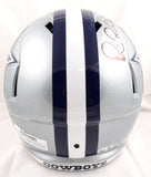 Michael Irvin Autographed Cowboys F/S Speed Helmet-Beckett W Holo *Black *Back