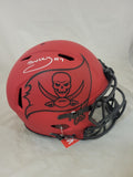 BUCKY IRVING SIGNED TAMPA BAY BUCCANEERS F/S RAVE SPEED AUTHENTIC HELMET BAS