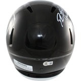 Deion Sanders Autographed Atlanta Falcons F/S TB Helmet Beckett Witness 55197