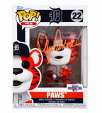 Lance Parrish Signed Tigers 'Paws' MLB Mascot Funko Pop Doll #22 -(SCHWARTZ COA)