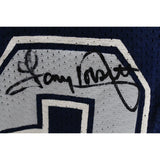 Tony Dorsett Signed Dallas Cowboys Russell Blue 48 Jersey 2 Insc BAS 48480