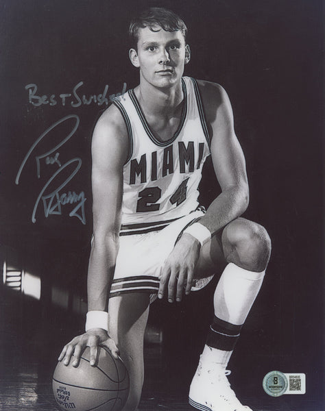 Miami Rick Barry "Best Swishes" Authentic Signed 8x10 Photo BAS #BR54835