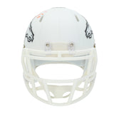 Troy Franklin Autographed Denver Broncos White 2024 Mini Helmet Beckett