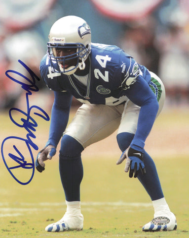 Shawn Springs Autographed Signed 8x10 Photo Seattle Seahawks MCS Holo #63040