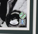 Larry Bird Signed Framed Celtics 8x10 Celebration with Red Auerbach Photo JSA