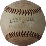 Tom Henrich Signed New York Yankees Anchor Baseball Toned BAS 44704