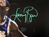 LARRY BIRD & MAGIC JOHNSON SIGNED 16X20 PHOTO CELTICS & LAKERS BECKETT 215032