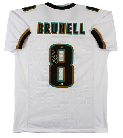 Mark Brunell Authentic Signed White Pro Style Jersey Autographed BAS Witnessed