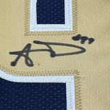 FRAMED Signed AARON DONALD 35x39 Los Angeles LA Blue Jersey JSA COA