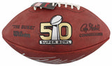 Broncos Von Miller "SB 50 MVP" Signed Official Wilson SB Logo Nfl Football BAS W