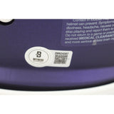 Ray Lewis Autographed Baltimore Ravens Authentic 24 Alt Helmet Beckett 49547