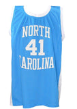 Sam Perkins UNC Tar Heels Signed/Autographed Custom Jersey JSA 196825