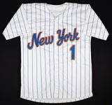 Mookie Wilson Signed New York Mets Pinstriped Jersey (JSA COA) 1986 World Champs