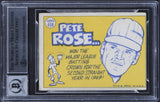 Reds Pete Rose "4256" Signed 1970 Topps #458 Card Auto 10! BAS Slabbed 8