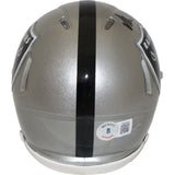 Michael Mayer Signed Las Vegas Raiders Flash Mini Helmet Beckett 43086