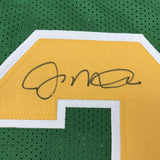 Autographed/Signed Joe Montana Notre Dame Green College Jersey JSA COA